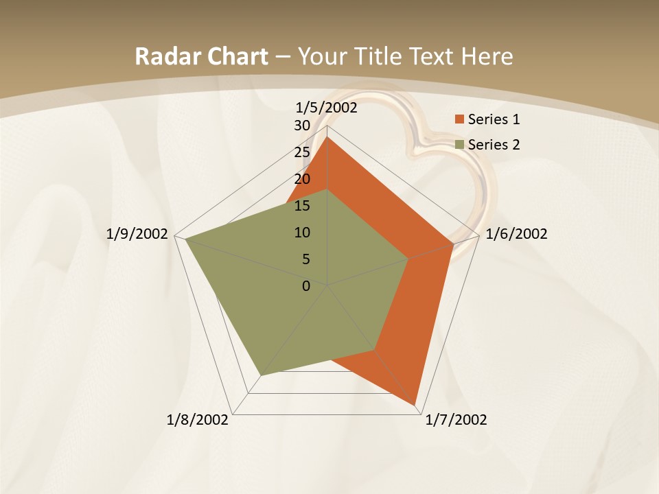 Silk Golden Sign PowerPoint Template