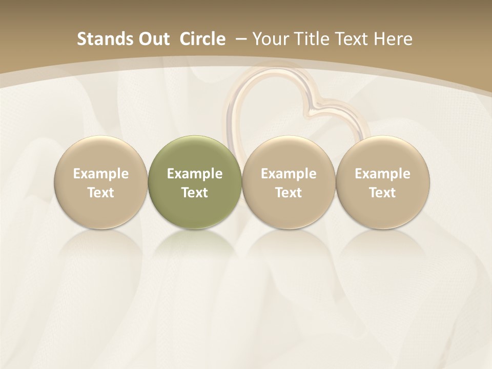 Silk Golden Sign PowerPoint Template