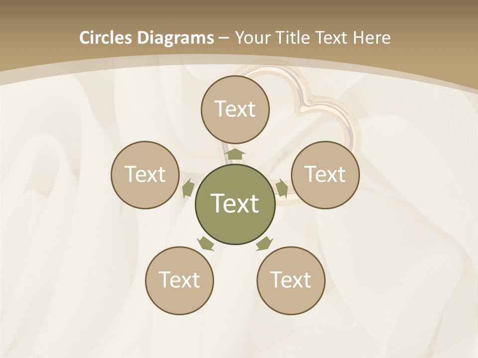 Silk Golden Sign PowerPoint Template