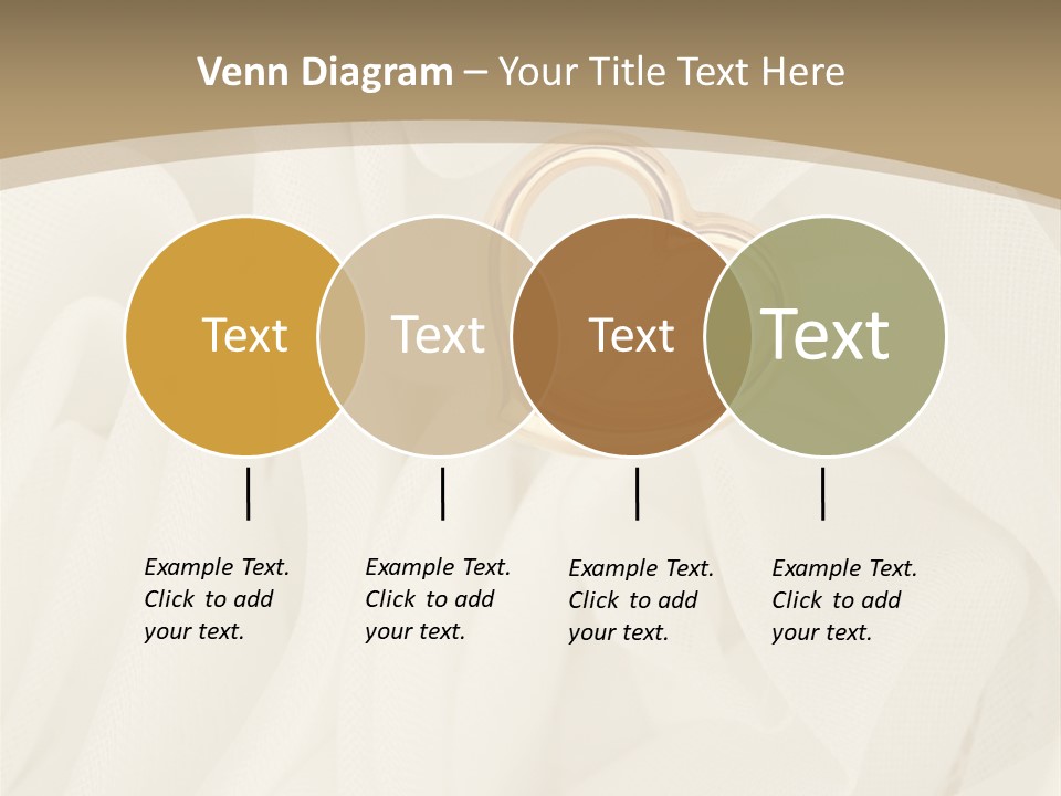 Silk Golden Sign PowerPoint Template