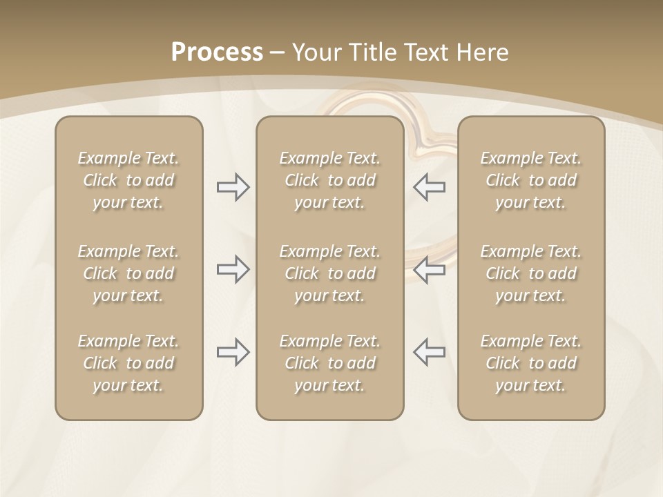 Silk Golden Sign PowerPoint Template