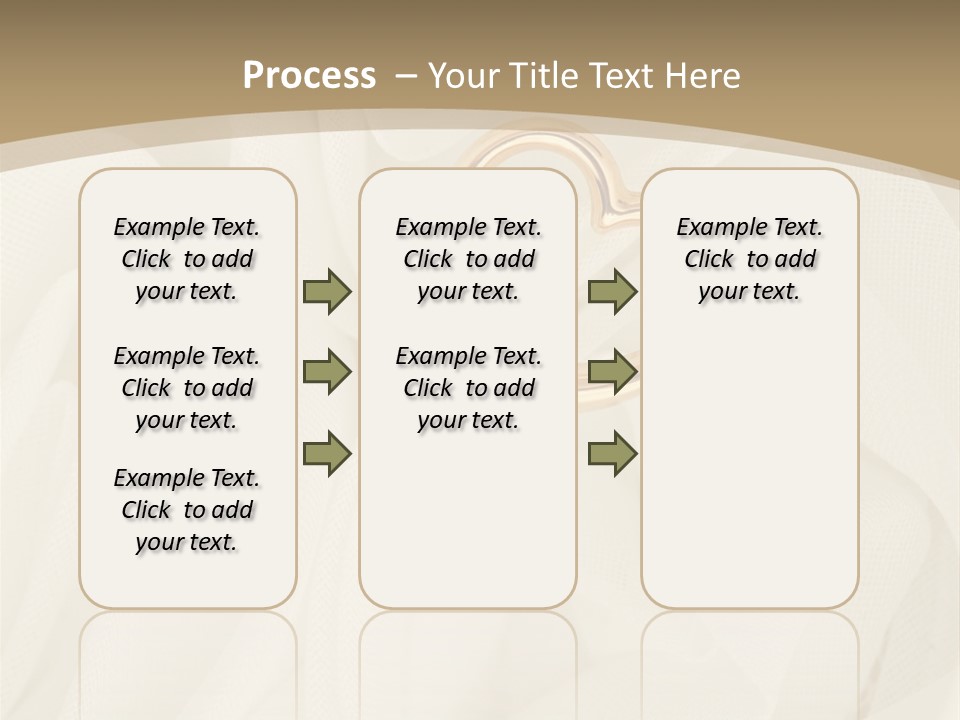Silk Golden Sign PowerPoint Template