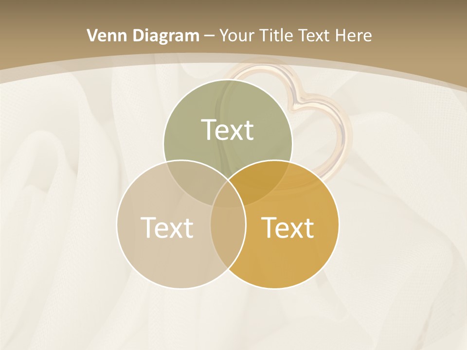 Silk Golden Sign PowerPoint Template