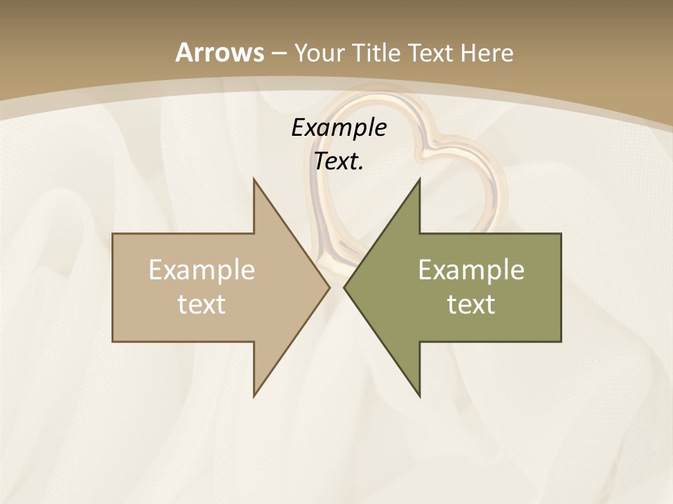 Silk Golden Sign PowerPoint Template