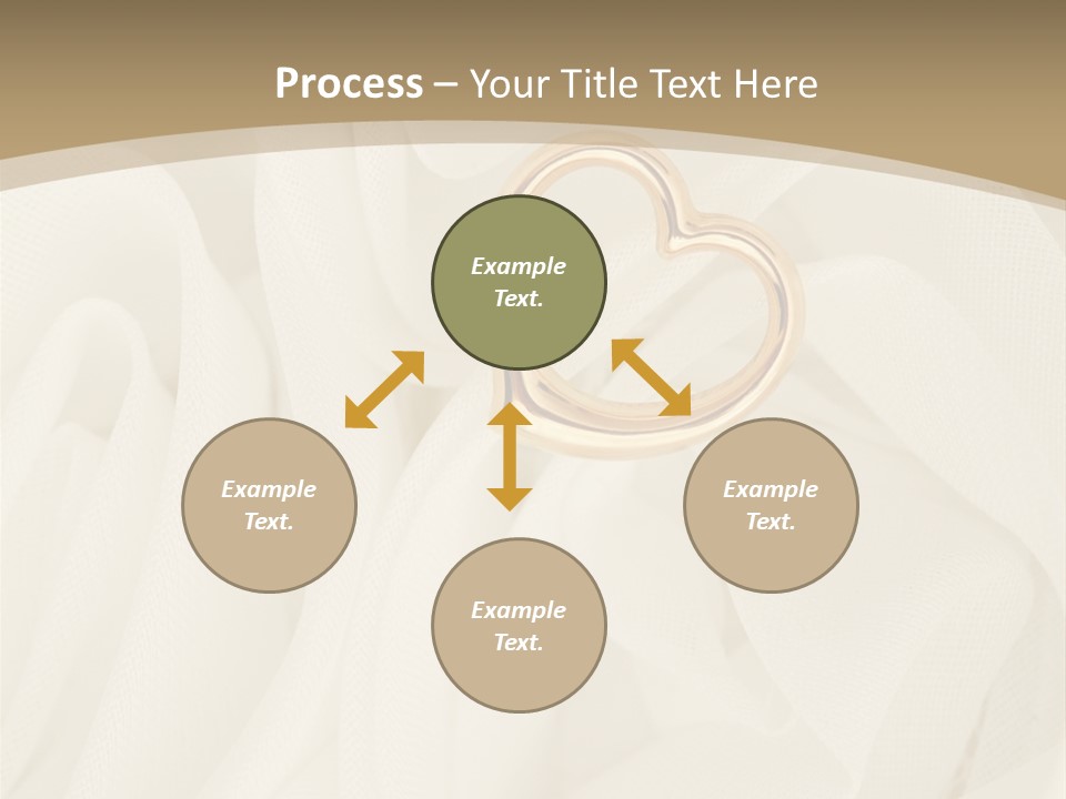 Silk Golden Sign PowerPoint Template