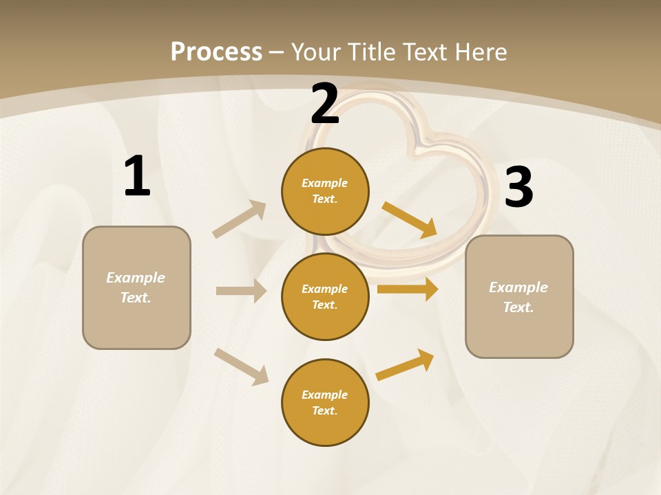 Silk Golden Sign PowerPoint Template