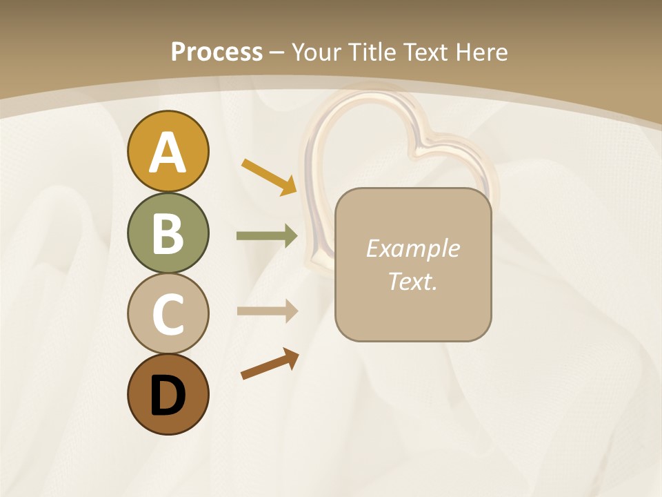 Silk Golden Sign PowerPoint Template