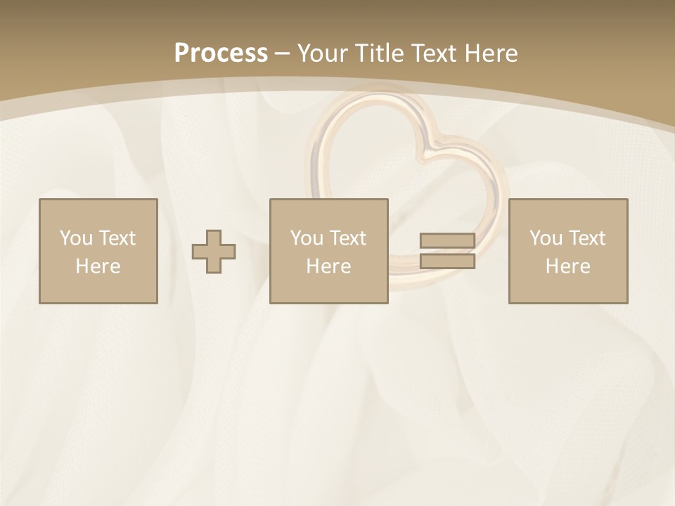 Silk Golden Sign PowerPoint Template