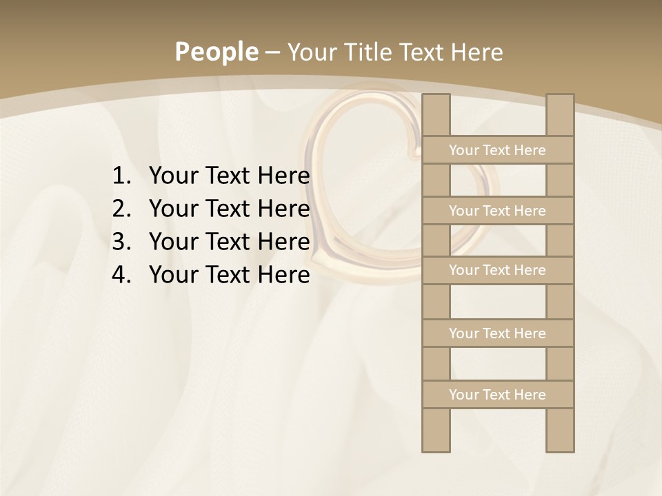 Silk Golden Sign PowerPoint Template