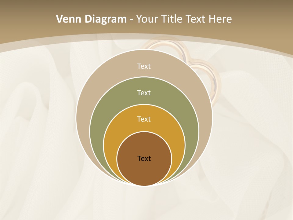 Silk Golden Sign PowerPoint Template