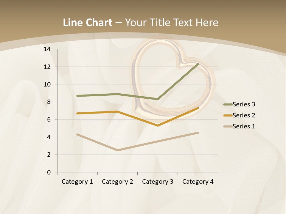 Silk Golden Sign PowerPoint Template