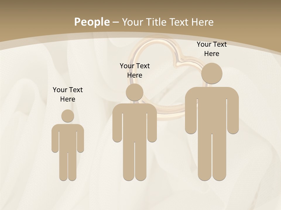 Silk Golden Sign PowerPoint Template