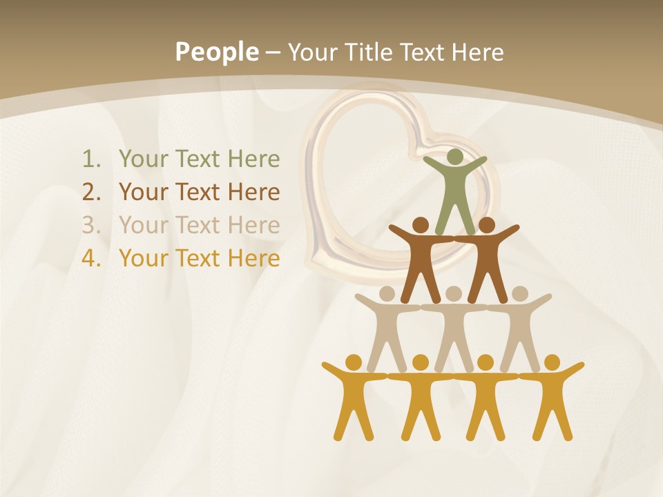 Silk Golden Sign PowerPoint Template