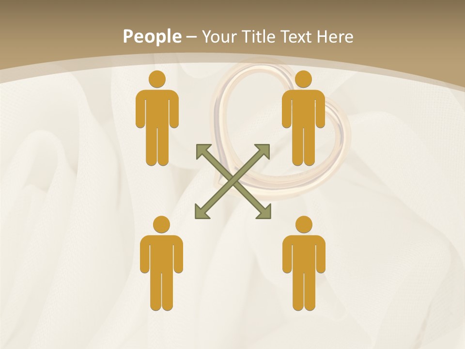 Silk Golden Sign PowerPoint Template