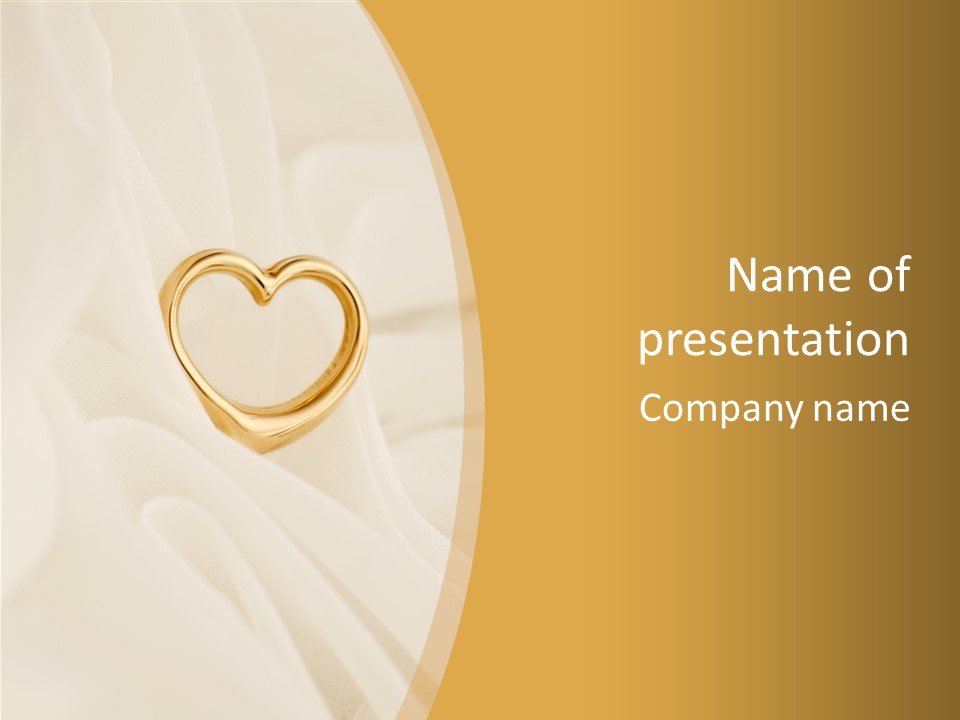 Silk Gentle Jewelry PowerPoint Template