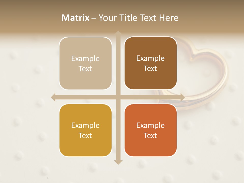 Wedding Background Love Heart PowerPoint Template