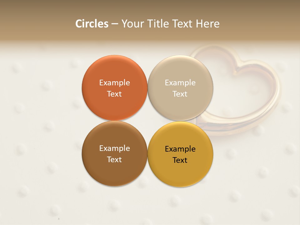 Wedding Background Love Heart PowerPoint Template