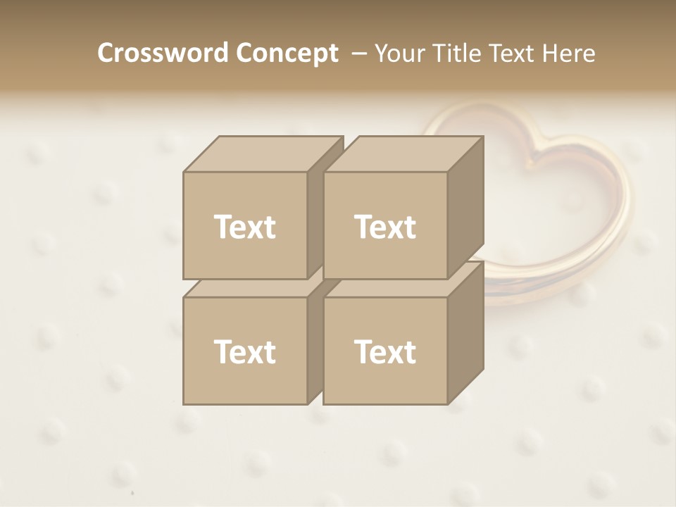 Wedding Background Love Heart PowerPoint Template