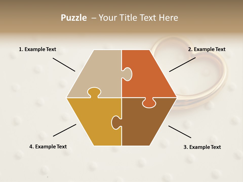 Wedding Background Love Heart PowerPoint Template