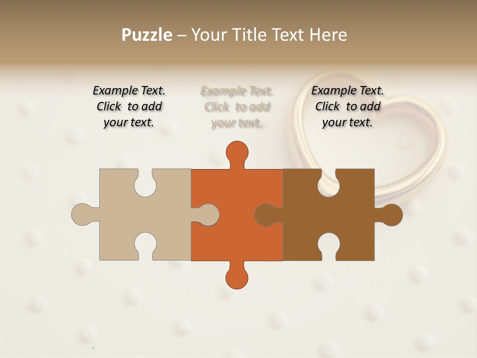 Wedding Background Love Heart PowerPoint Template