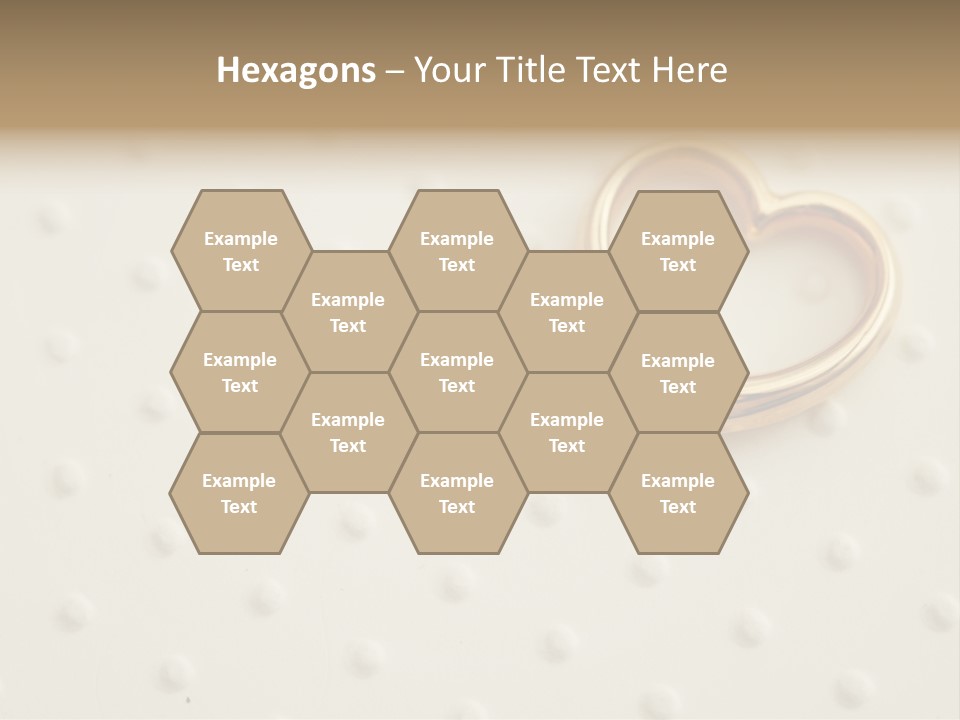 Wedding Background Love Heart PowerPoint Template