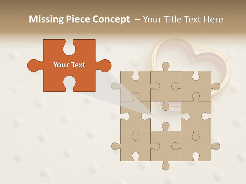 Wedding Background Love Heart PowerPoint Template