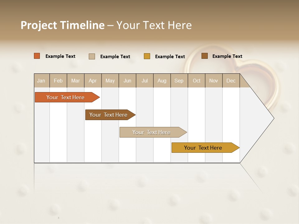 Wedding Background Love Heart PowerPoint Template