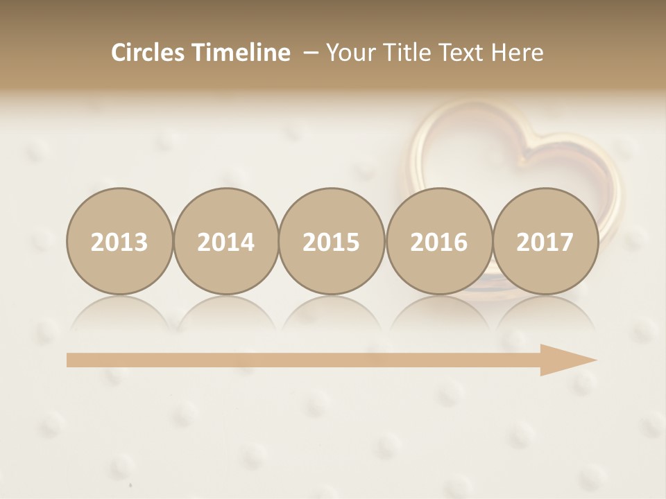 Wedding Background Love Heart PowerPoint Template