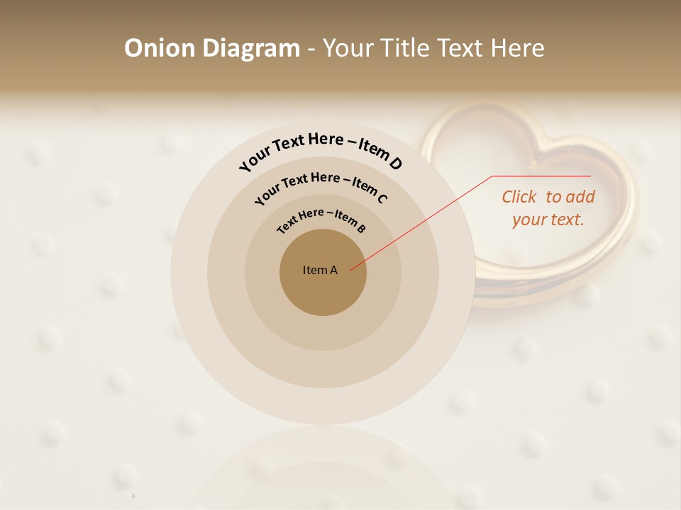 Wedding Background Love Heart PowerPoint Template