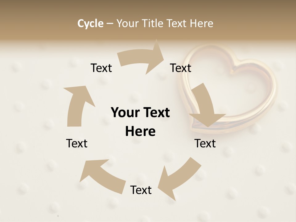 Wedding Background Love Heart PowerPoint Template