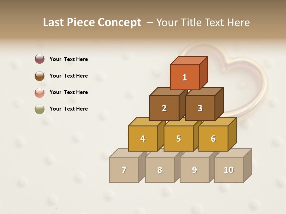 Wedding Background Love Heart PowerPoint Template