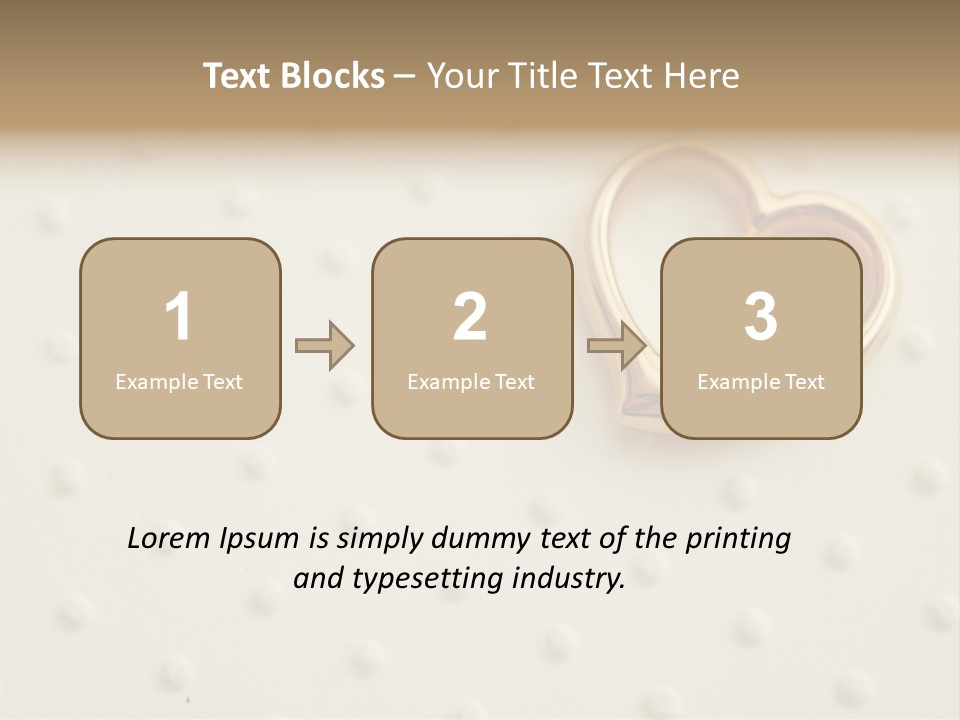 Wedding Background Love Heart PowerPoint Template