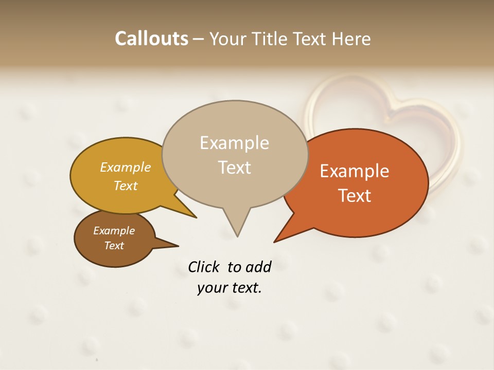 Wedding Background Love Heart PowerPoint Template