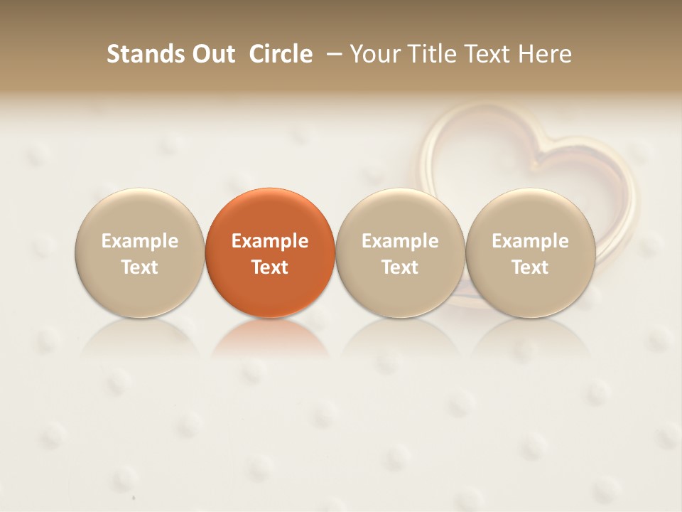 Wedding Background Love Heart PowerPoint Template