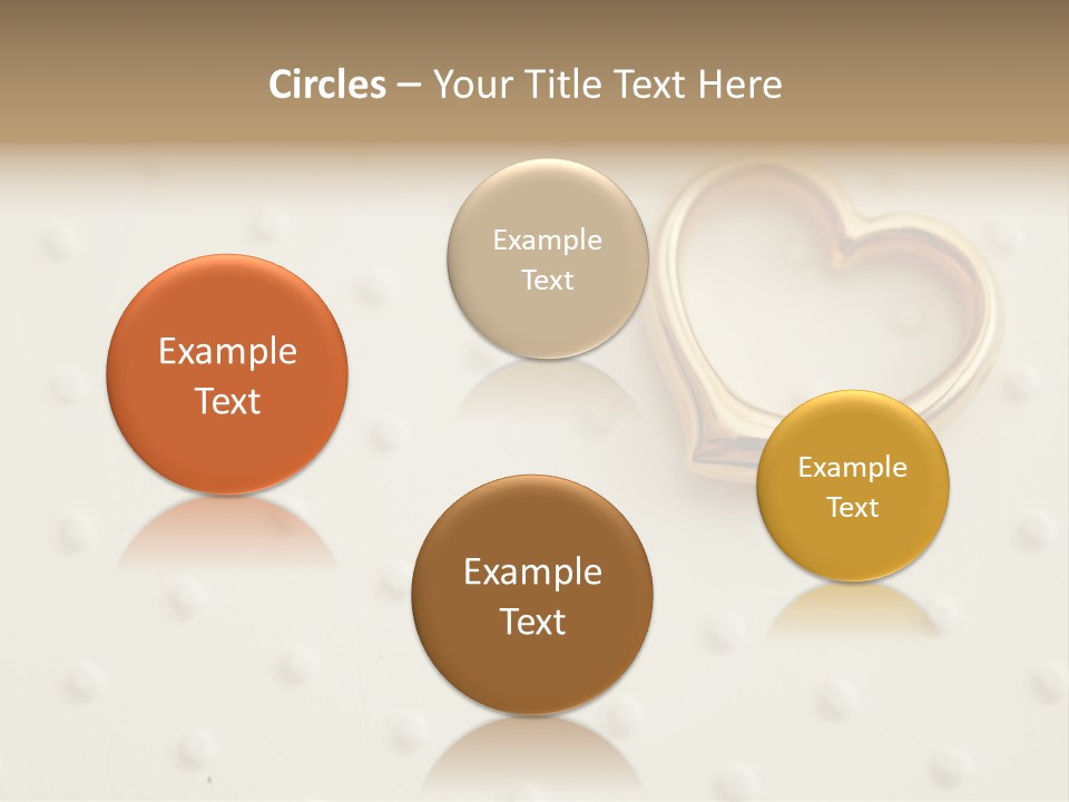 Wedding Background Love Heart PowerPoint Template