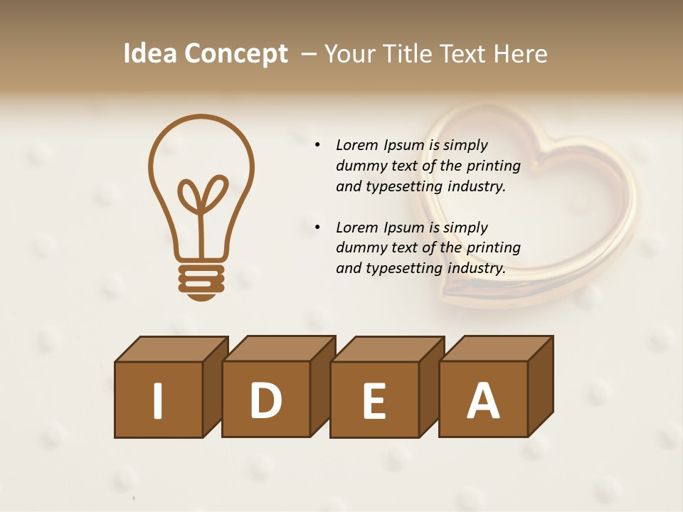 Wedding Background Love Heart PowerPoint Template