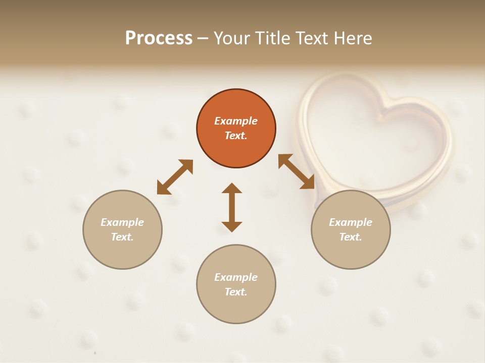 Wedding Background Love Heart PowerPoint Template