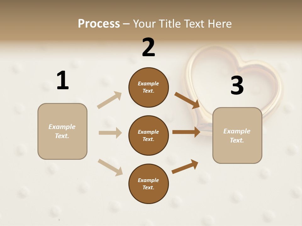 Wedding Background Love Heart PowerPoint Template