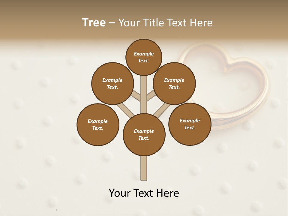 Wedding Background Love Heart PowerPoint Template