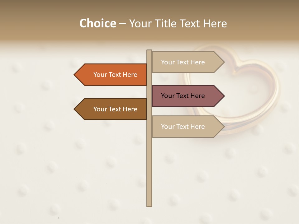 Wedding Background Love Heart PowerPoint Template