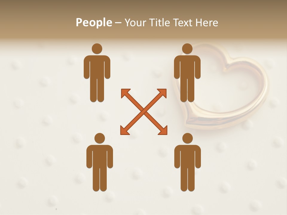 Wedding Background Love Heart PowerPoint Template