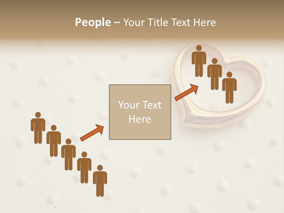 Wedding Background Love Heart PowerPoint Template