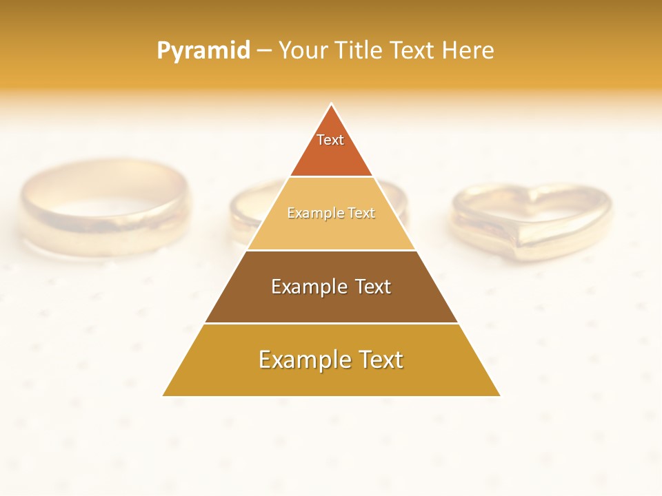 Marry Background Gold PowerPoint Template