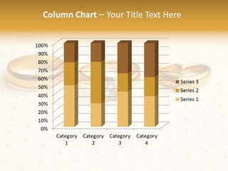 Marry Background Gold PowerPoint Template