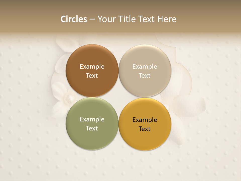 Scrap Booking Leisure Flowers PowerPoint Template