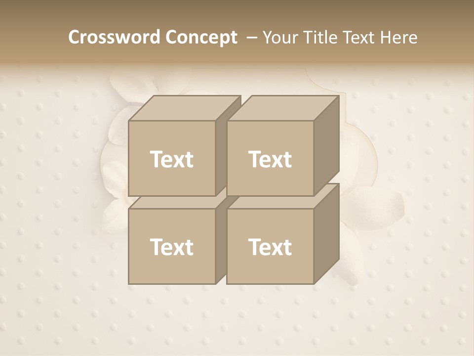 Scrap Booking Leisure Flowers PowerPoint Template