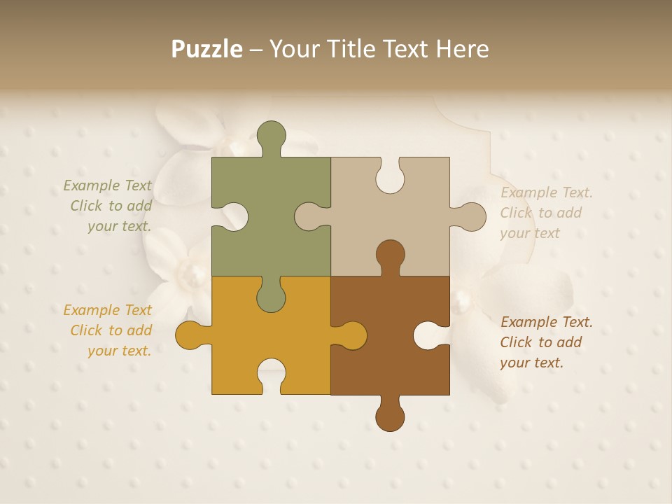 Scrap Booking Leisure Flowers PowerPoint Template