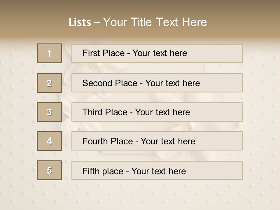 Scrap Booking Leisure Flowers PowerPoint Template