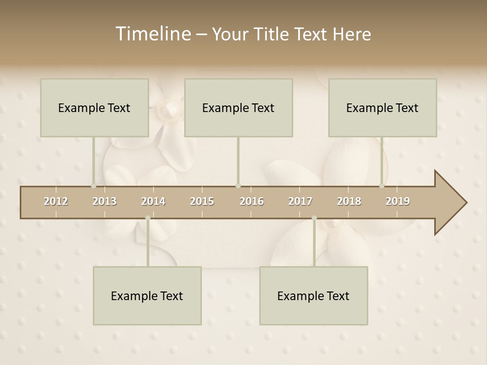 Scrap Booking Leisure Flowers PowerPoint Template