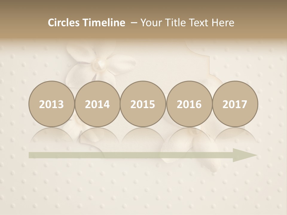 Scrap Booking Leisure Flowers PowerPoint Template